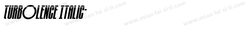 Turb0lence Italic字体转换